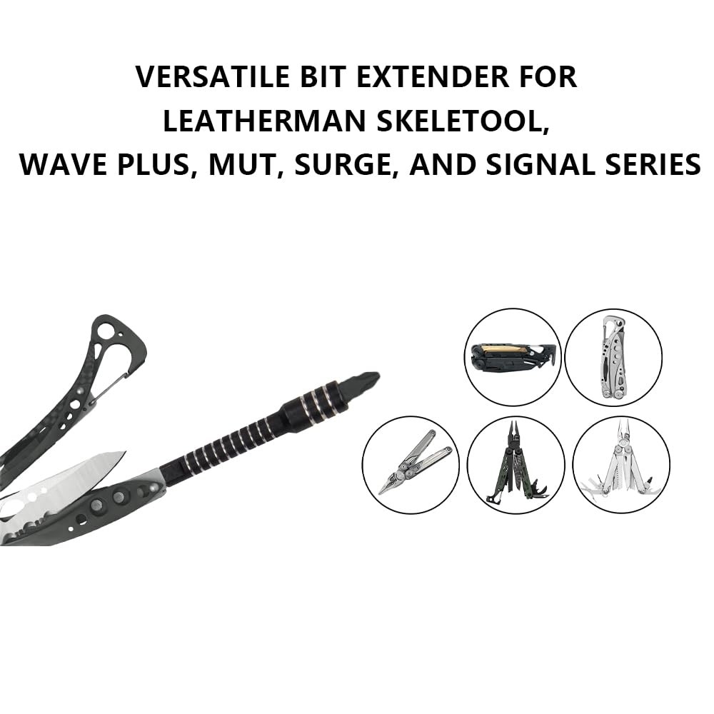 Leatherman Bit Driver Extender for MUT EOD Skeletool CX Wave Multi-Tool