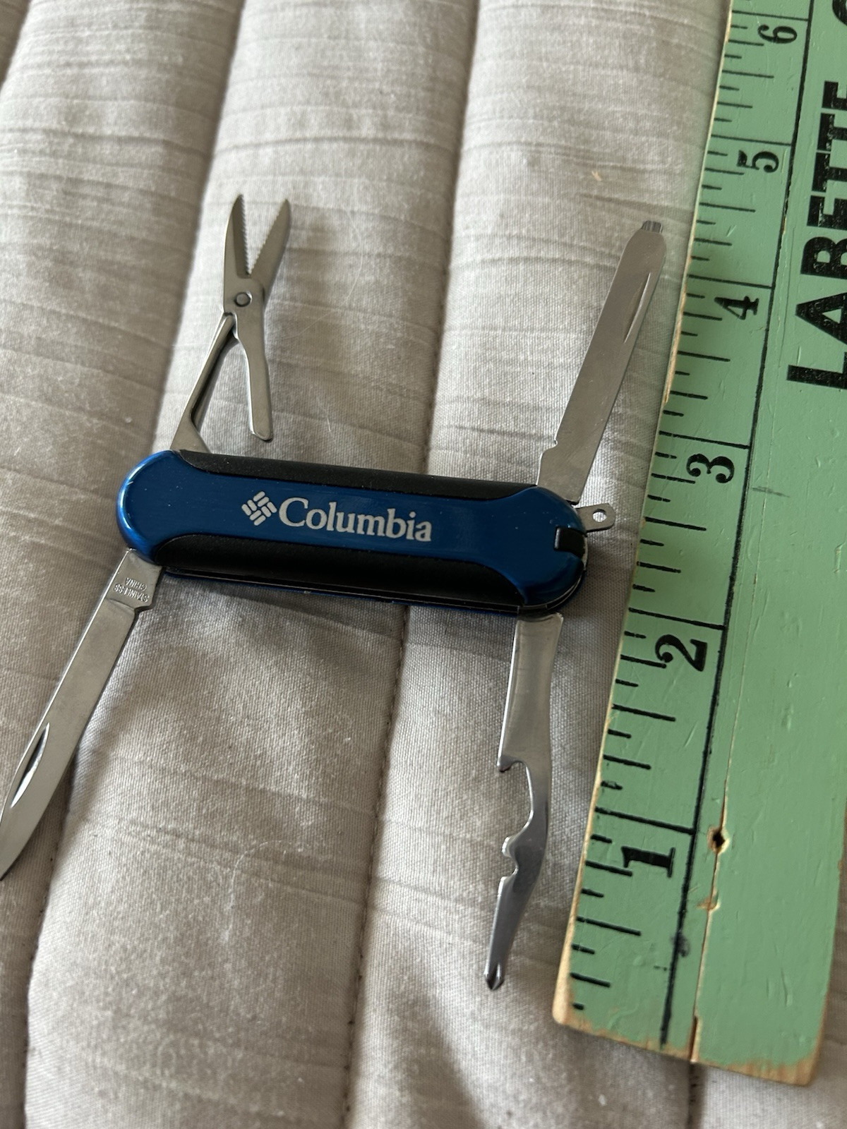 Columbia Keychain Multifunction Tool Includes A Variety Of Small Tools