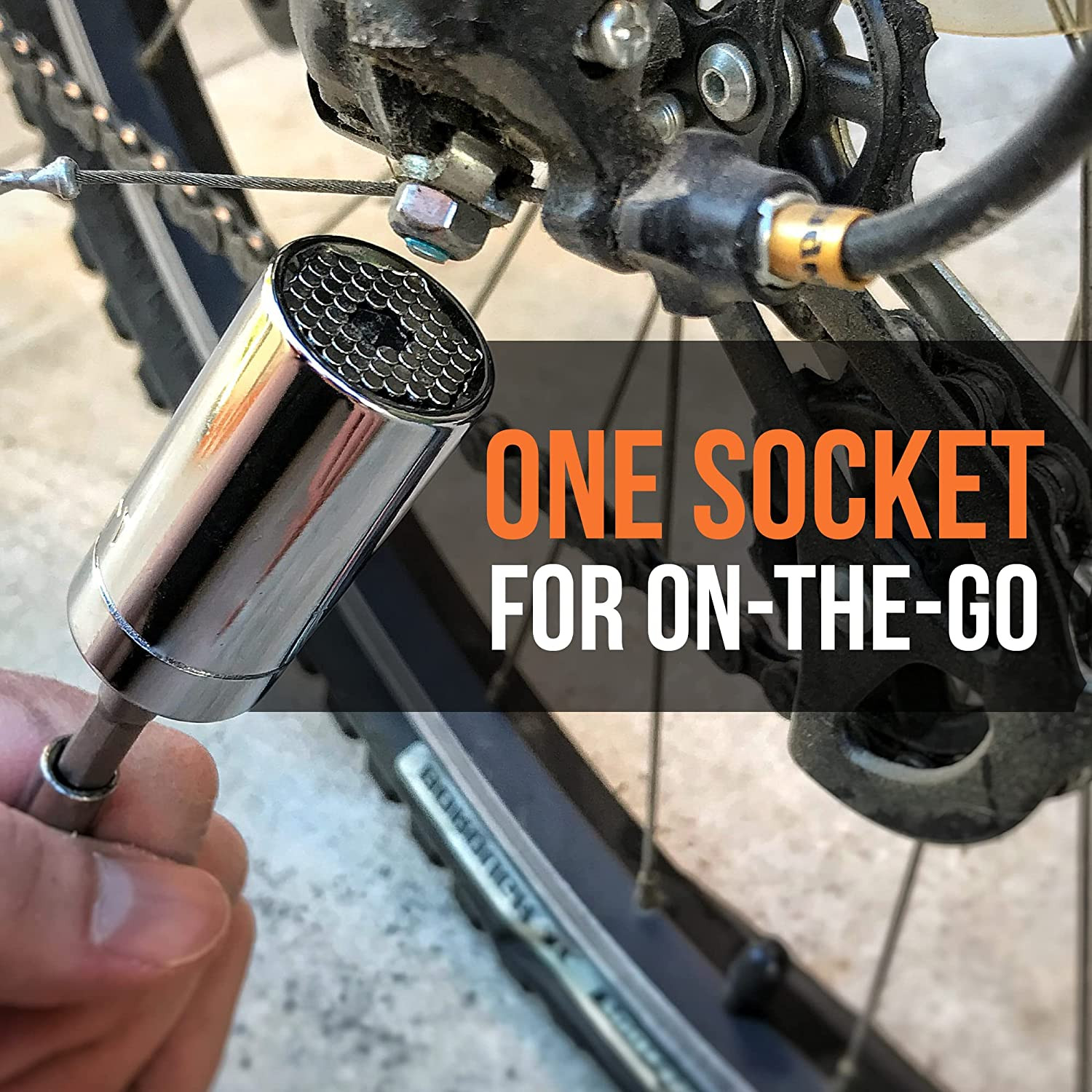 RAK Universal Socket Tool – Stocking Stuffer Gifts for Men – Adjustable Wrench a