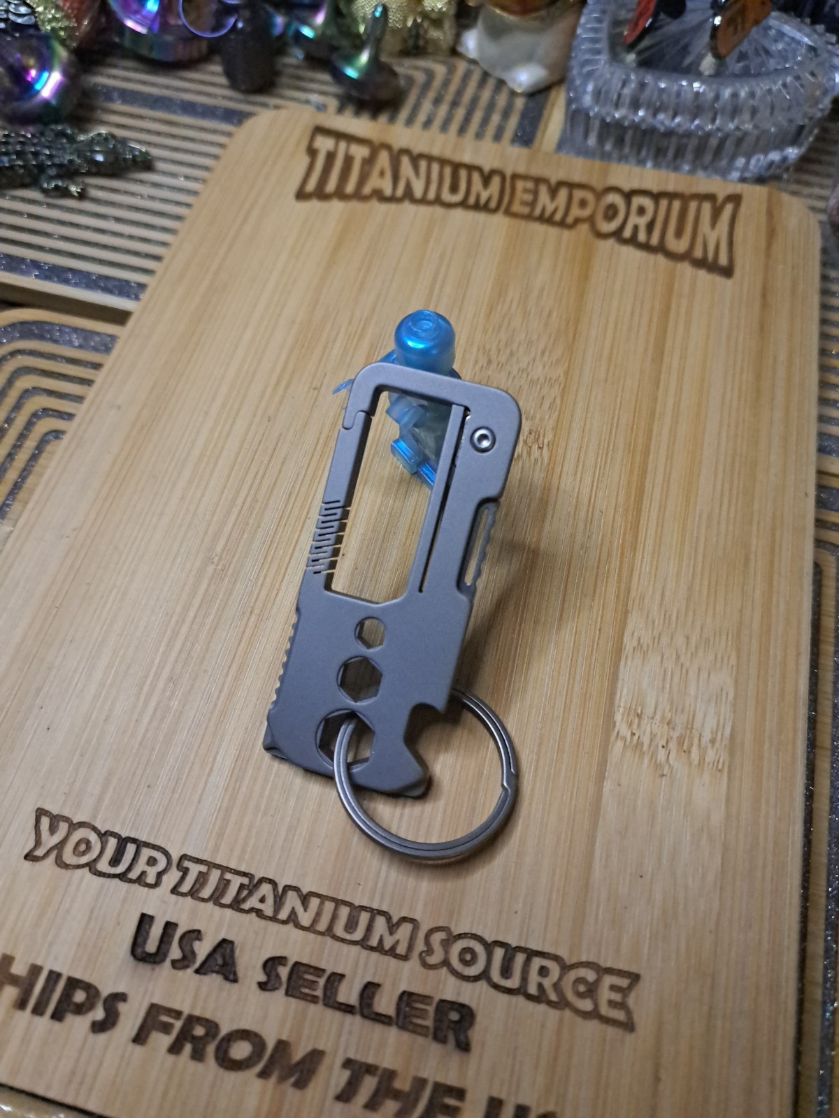 EDC Titanium Carabiner Multi-Tool