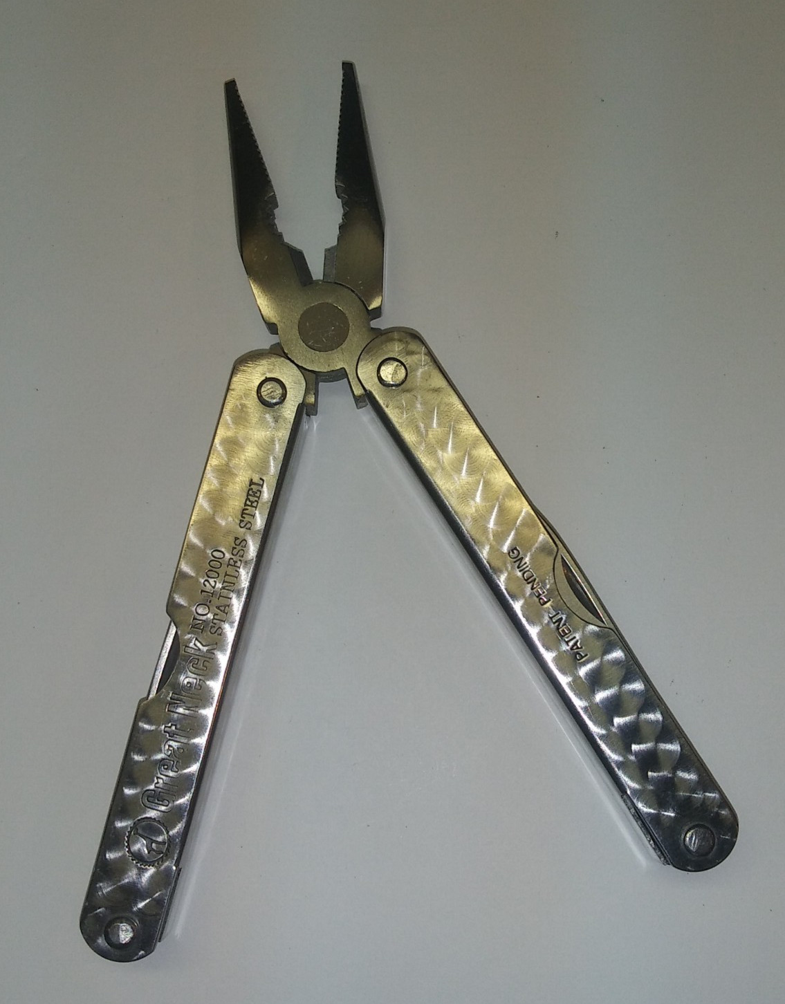 Vintage Great Neck No. 12000 Stainless Steel Utility Multi-Tool Pocket Knife