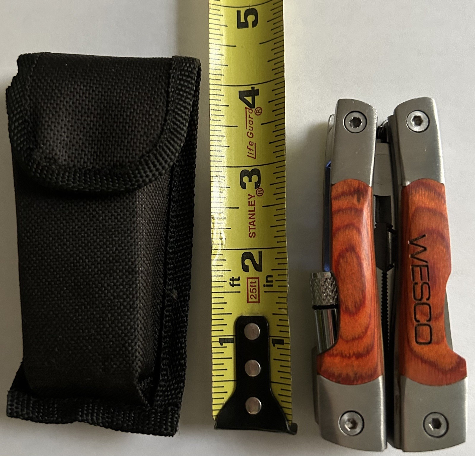 Stainless Steel 2CR Multi Tool 12 Tools Wood/Stainless New FREE SHIPPING!