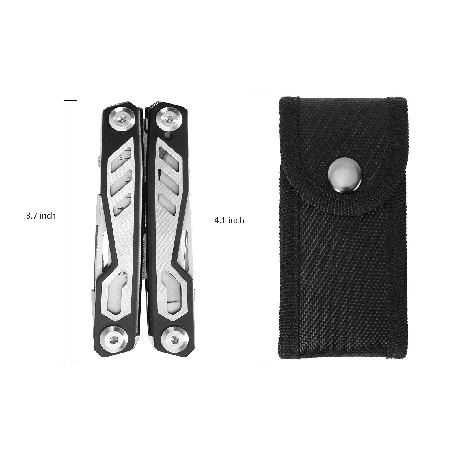Dispatch 16-in-1 Stainless Steel Multi-Tool Plier, Outdoor Survival Pocket Tool