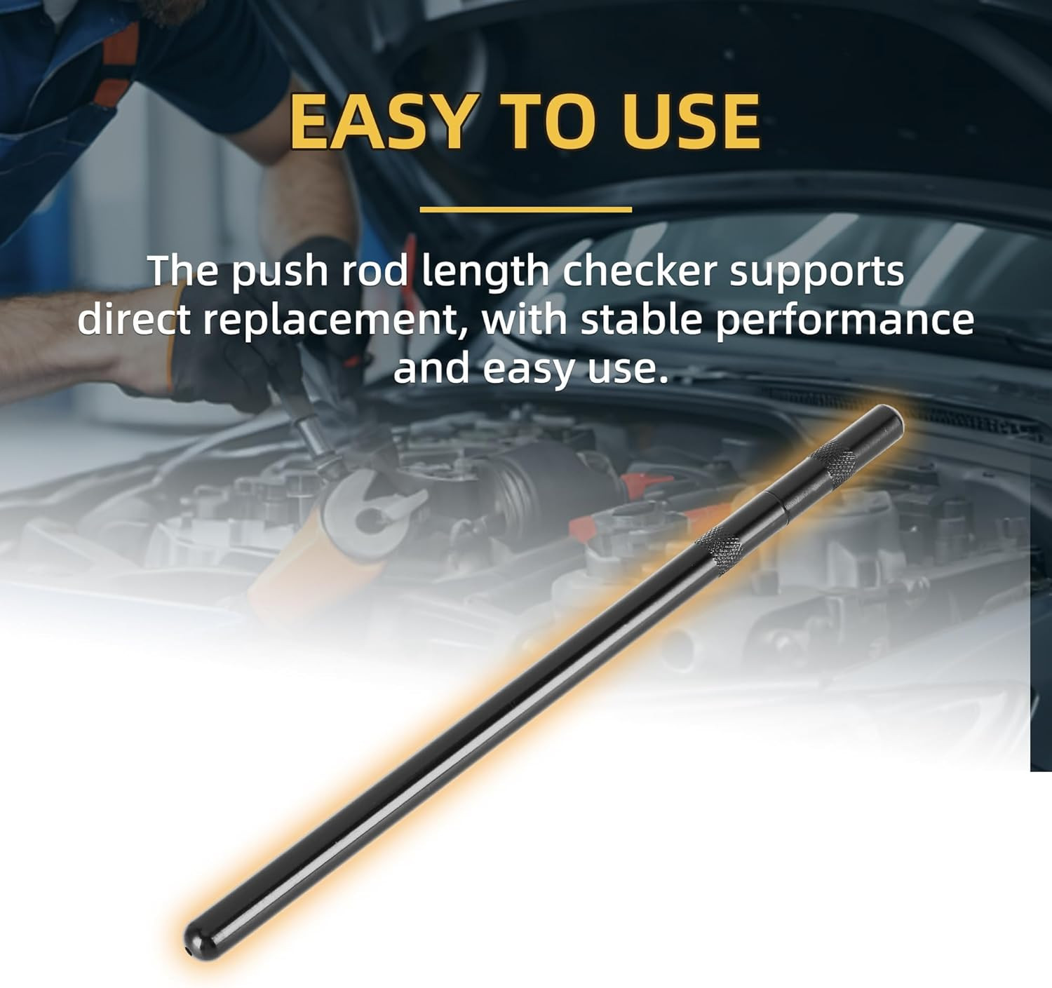 Pushrod Length Checker 6.8-7.8 Inches Push Rod Length Checking Tool Pushrod Meas