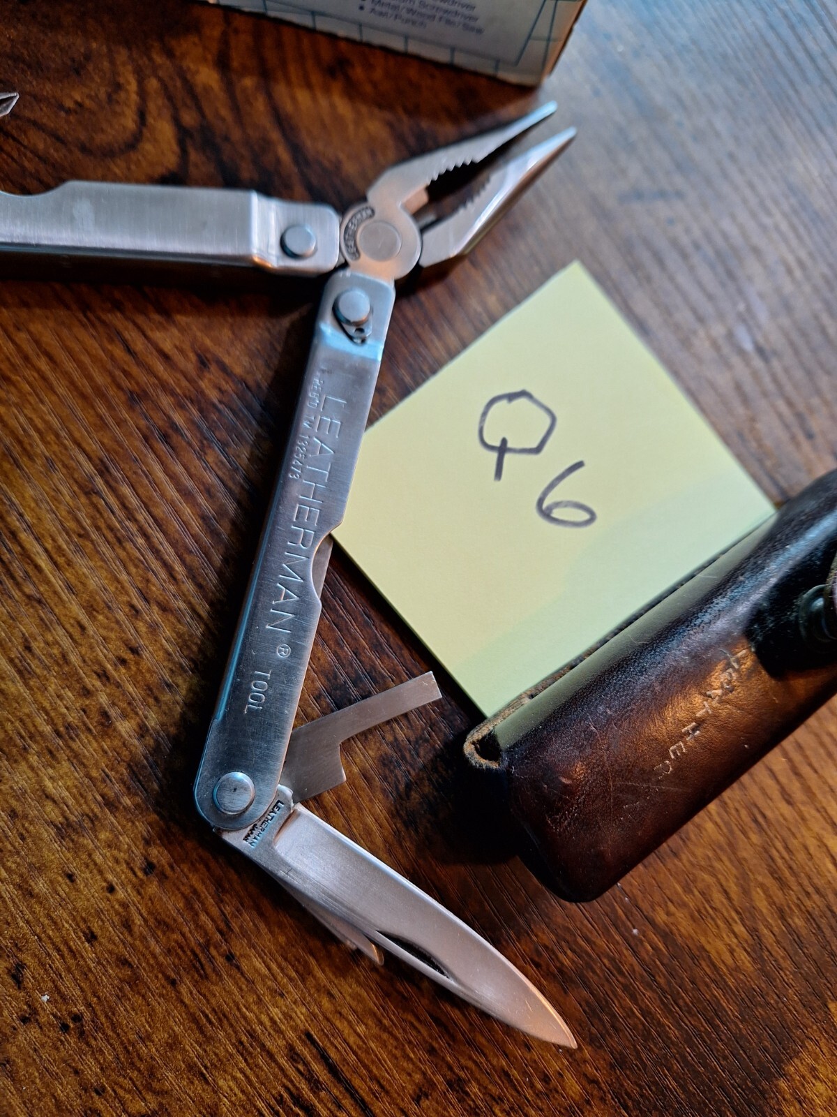 1 RARE LEATHERMAN ORIGINAL PST Multi Tool Knife BIG LETTERS JAPAN Lot Q6