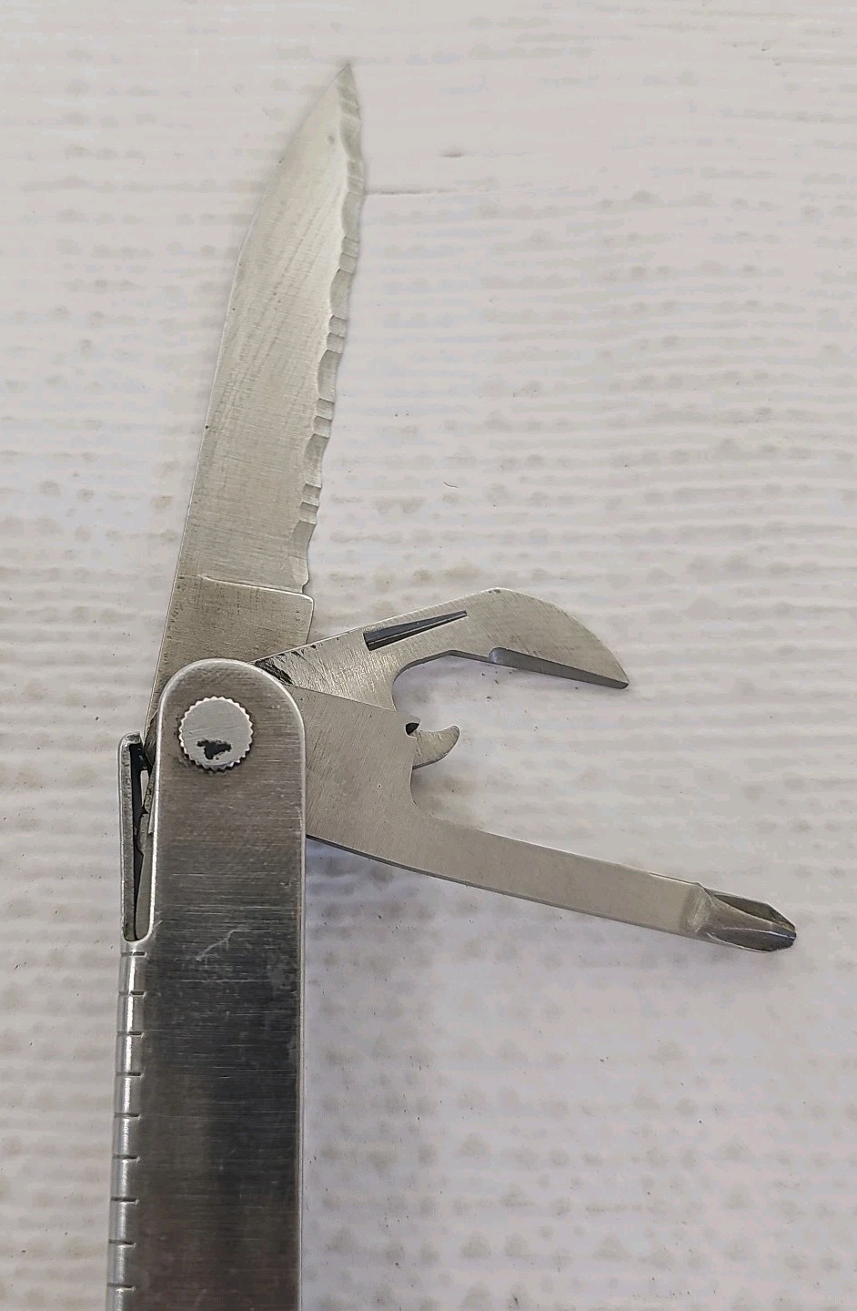 Vintage Leatherman SuperTool Pat Pend USA Stainless Steel Multi-Tool 10 In 1