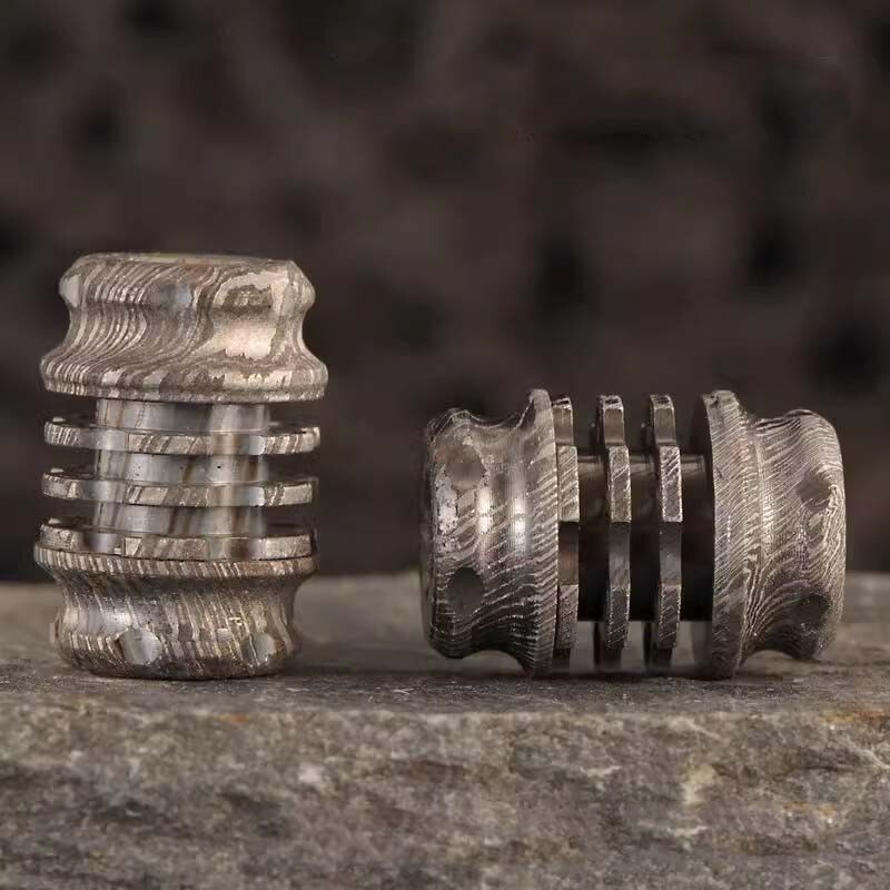 TC4 Damascus Lanyard Bead Paracord Necklace Pendant Bracelet Making