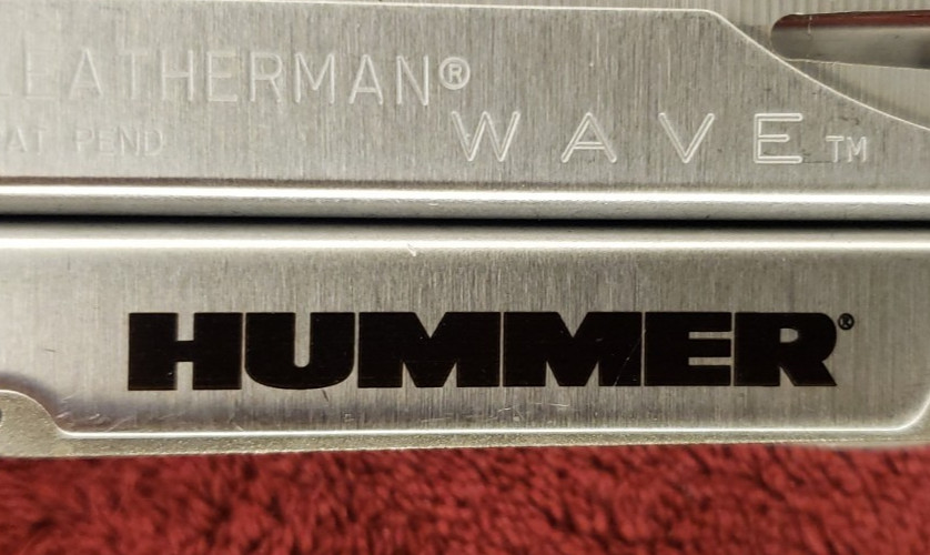 Leatherman Original Wave Vintage Multi Tool HUMMER Logo print