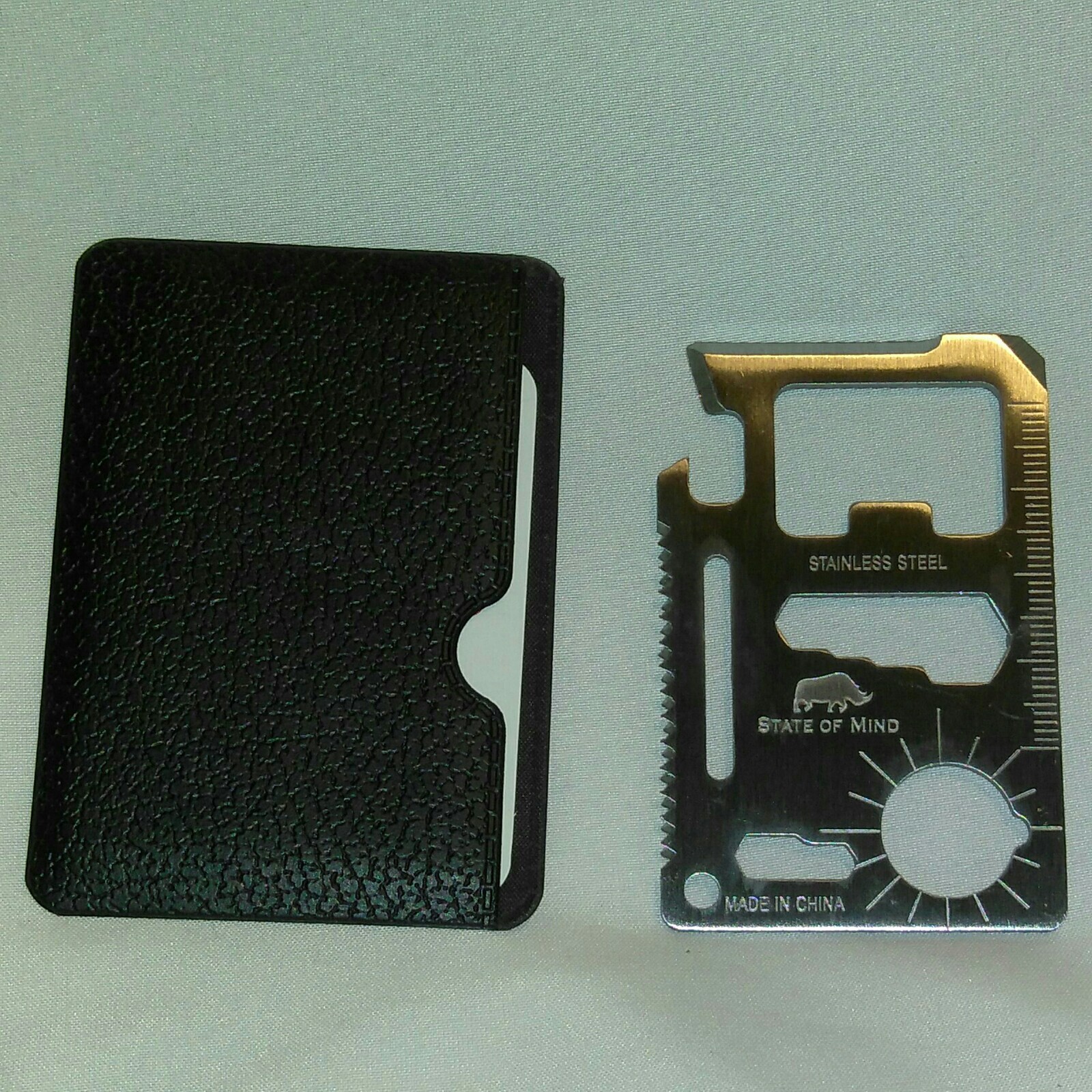 11-IN-1 Multi Function Survival Pocket Card Tool Outdoor Camping Emergency Gear