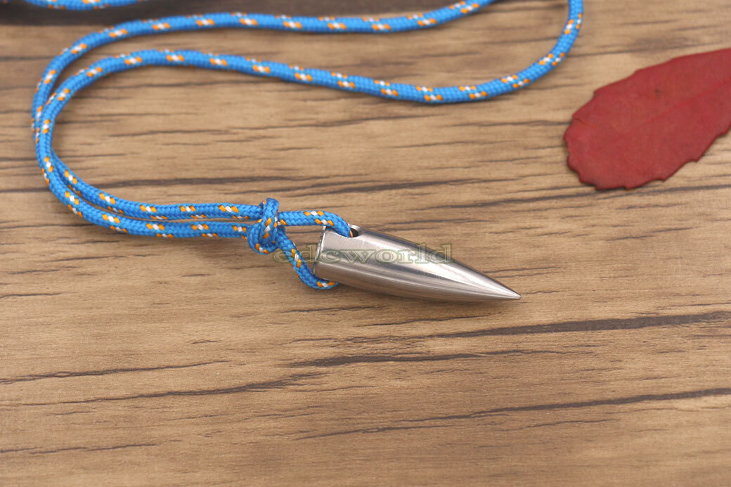 Solid TC4 EDC Titanium Alloy Keychain Necklace Pendant Outdoor Survival WR-III