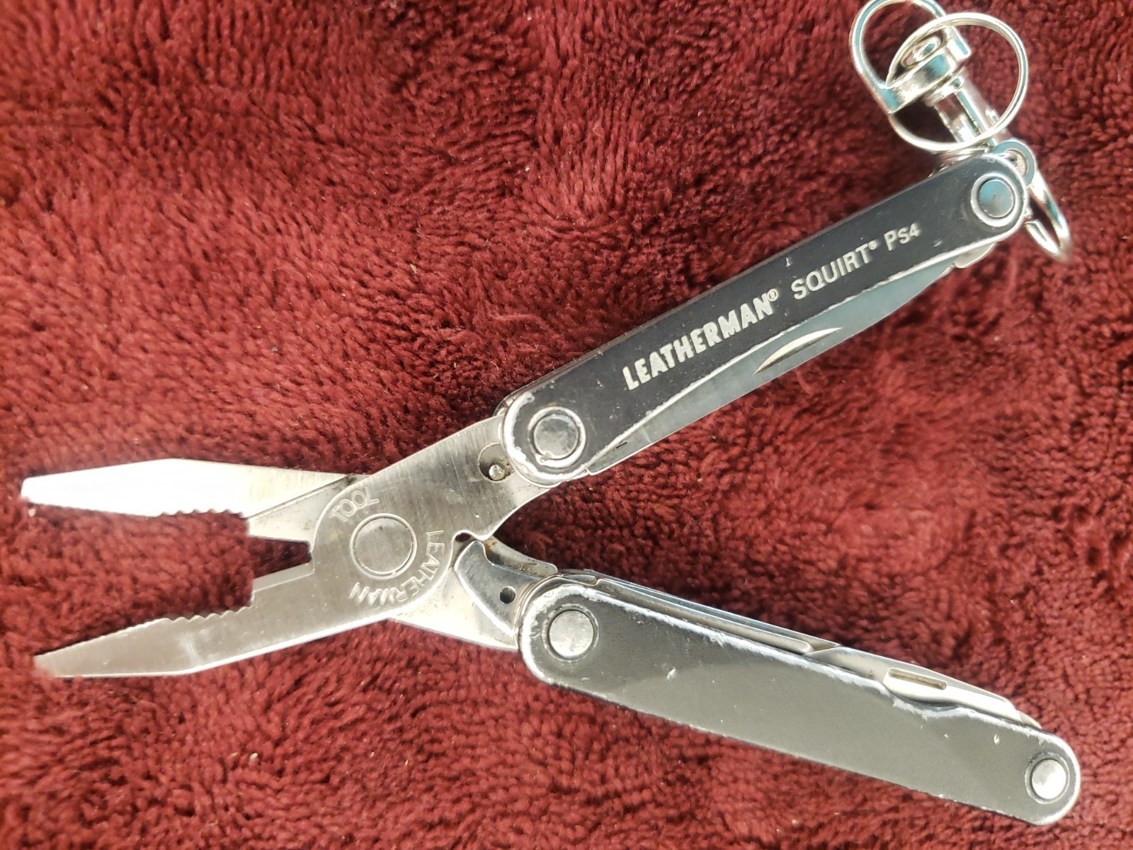 Leatherman Squirt PS4 Multi-Tool Black, broken file