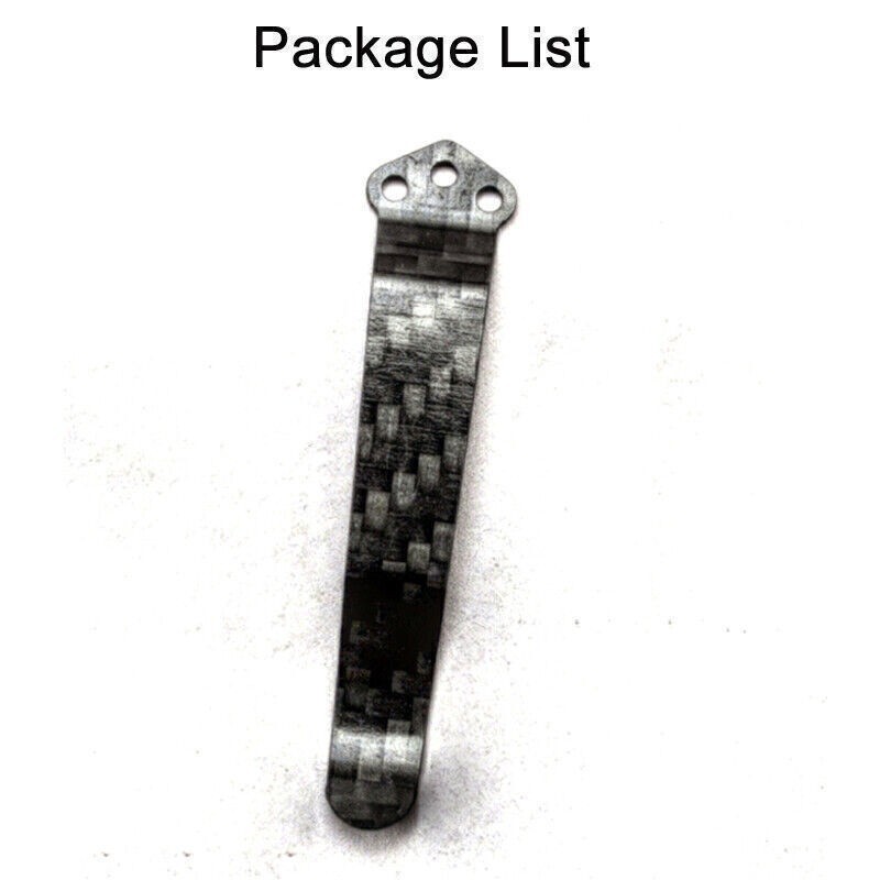 Carbon Fiber Pocket Back Clip for Spyderco C81 Paramilitary 2 C223 C11 C10 Knife