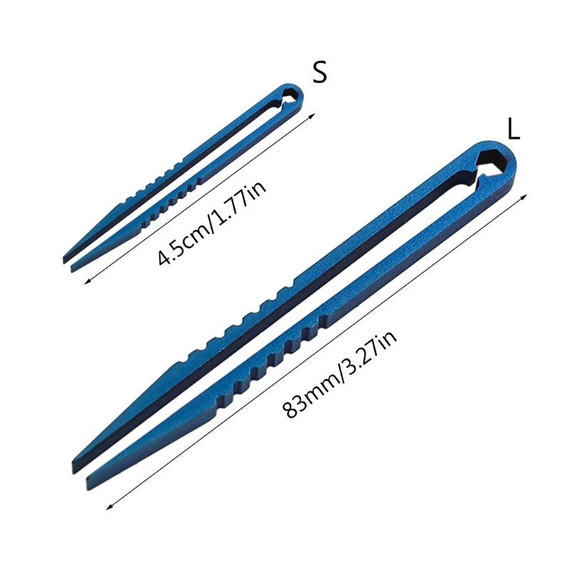 Portable Tweezers, Mini Titaniums Alloy Tweezers, Lightweight Accuracy Tweezers