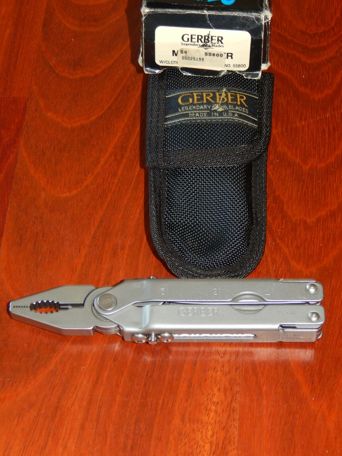 NEW GERBER MULTI-PLIER 55800 MULTI-TOOL STAINLESS SHEATH w/BOX, VERSION 2.0
