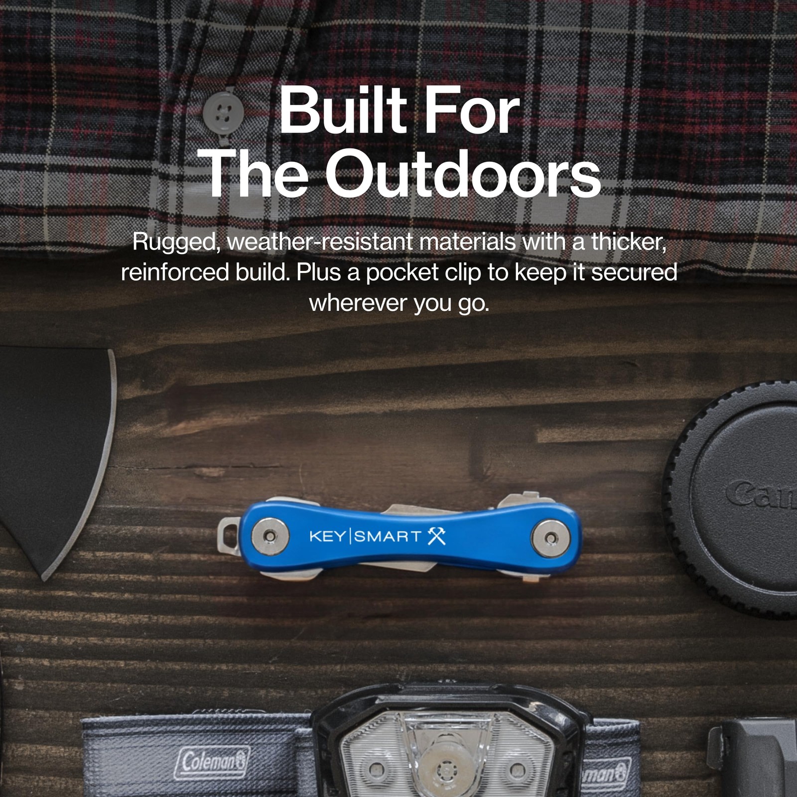 KeySmart Rugged – Multitool Key Holder for Keychain w/Bottle Opener and Pocke…