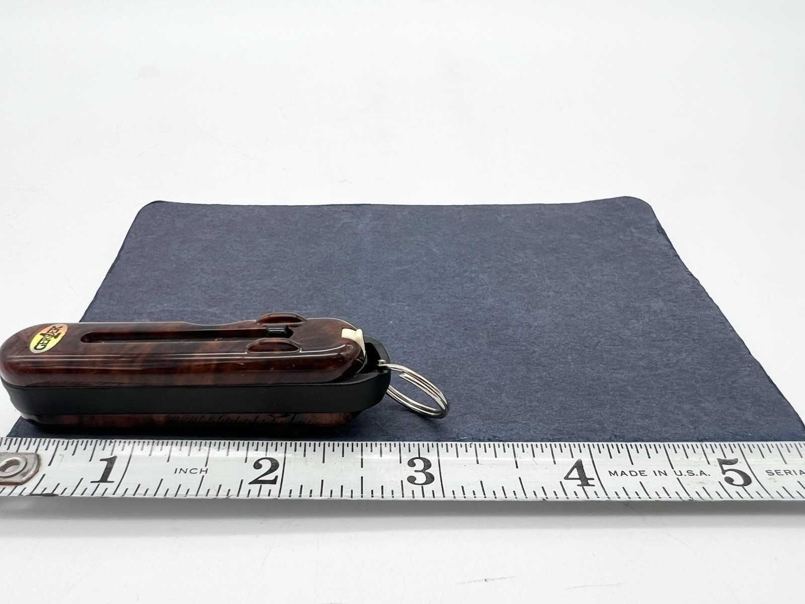 Vintage Gerber Fiskars Keychain Multi Tool Knife Tweezers Scissors USA