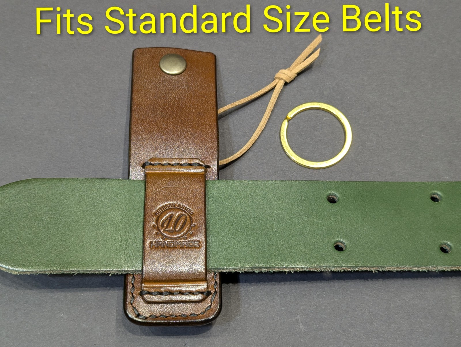 Leatherman Micra Keychain Tool w/ Custom Handmade Leather Holster