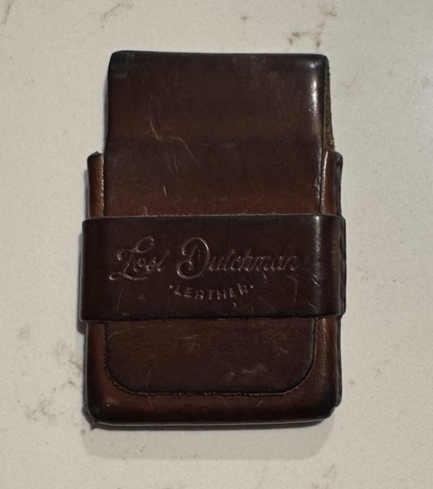 Lost Dutchman Leather Whiskey Shell Cordovan Finnigan Wallet