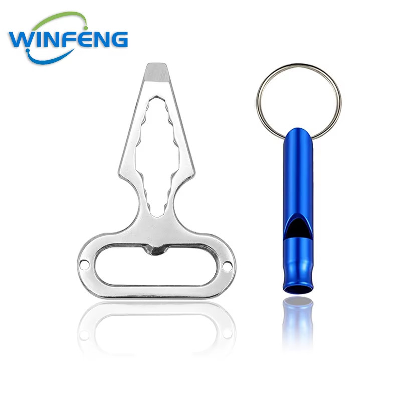 Multi-Functional Self Defense EDC Tools Keychain Wrench Bottle Opener Emergency