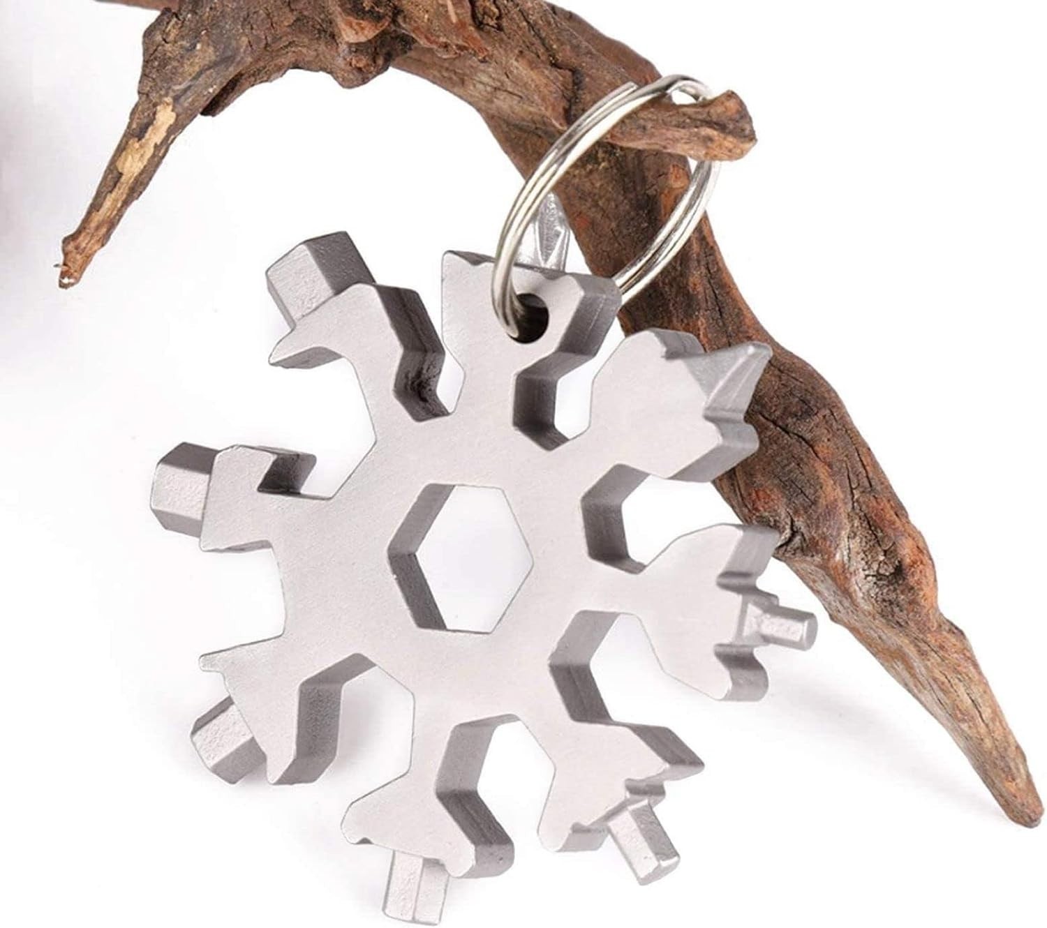 3 Pack 18-in-1 Snowflake Multi-Tool Carbon Steel Multitool Screwdriver Opener