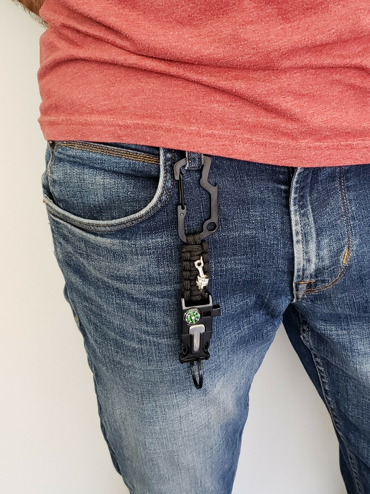 Life Saving Piston Key Chain for Car & Survival