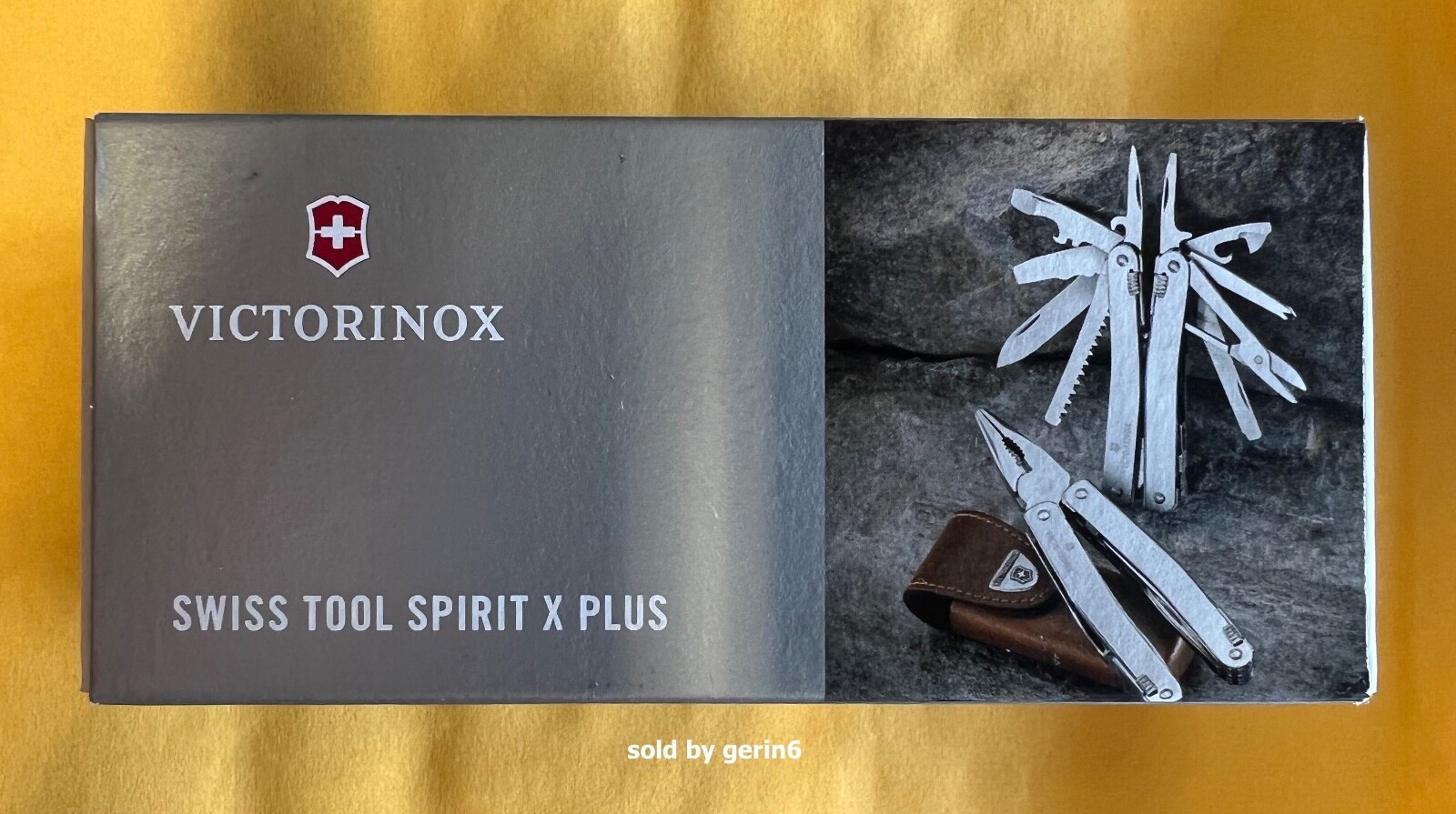 Victorinox Swiss Army Knife, SwissTool Spirit Plus Ratchet & Pouch 3.0236.L NIB