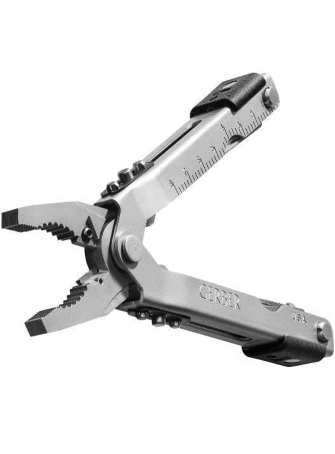 Gerber Gear Multi-Plier 600 Blunt Nose Multitool with 14 Tools – Includes Knife