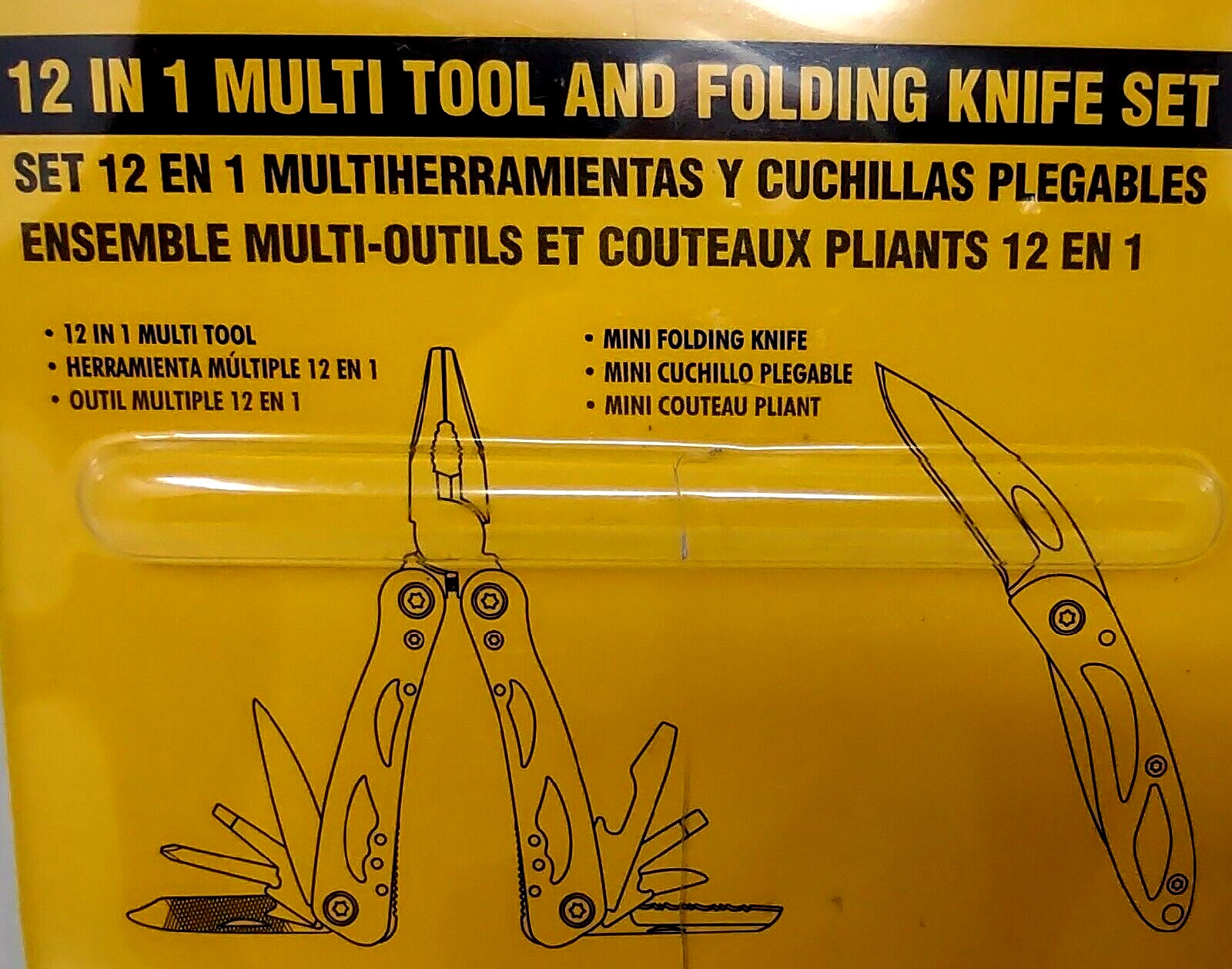 Olympia Tools 12 In 1 Multi Tool And Folding Knife Set Sealed