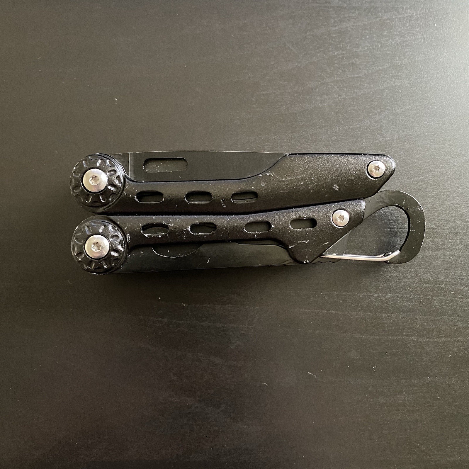 TG Black Multi-Tool 4-Inch 10 in 1 Pliers Pocket Knife Weather-Resistant Finish