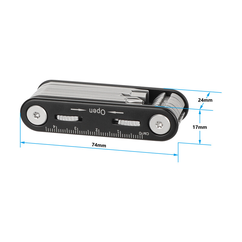 CAMVATE Folding Multi-Tool w/ Allen Wrenches Hex Keys & Screwdrivers & Torx T10