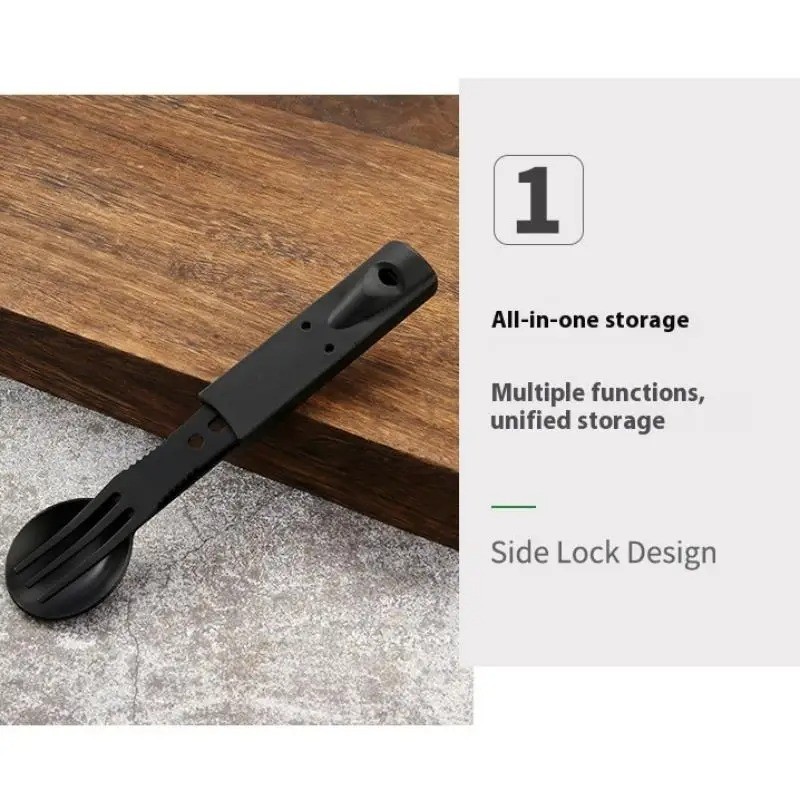 7 in 1 Multi Tool Fork Knife Spoon Camping Survival Tool Kit