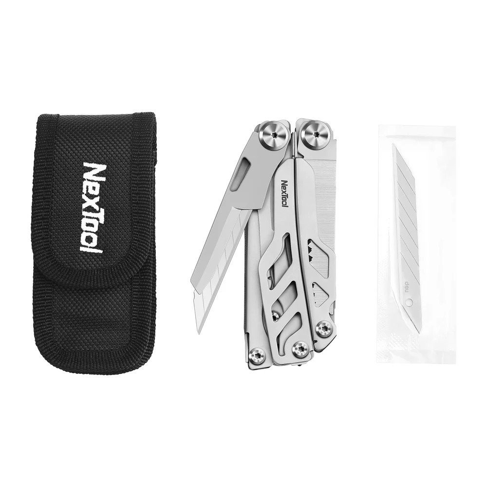 NexTool Flagship Pro Multitool Many Tools Stainless Handles Handymen EDC NE20232