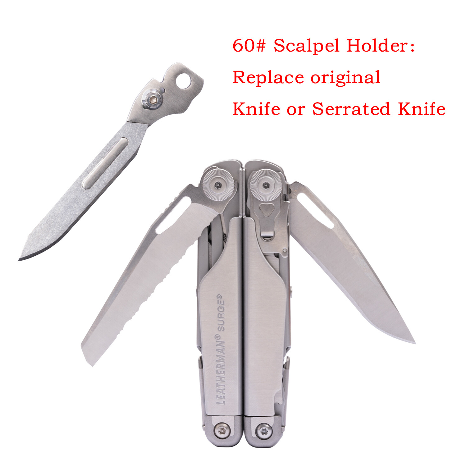 Saw Holder T-Shank Blade Scalpel bit Holders for the Leatherman Surge Series