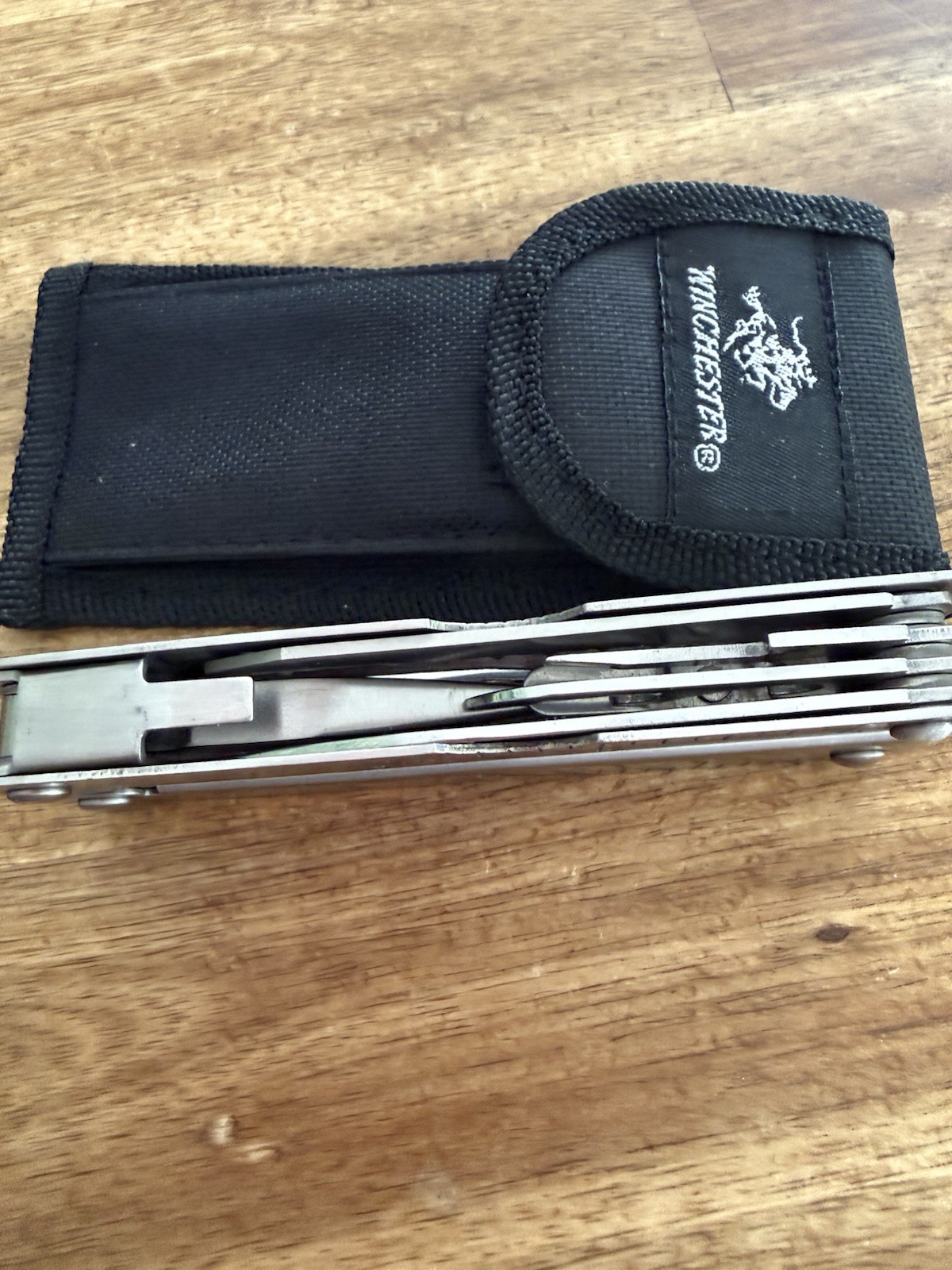 Winchester 9-in-1 Stainless Steel Multi-Tool Pliers 2in Straight Blade Sheath