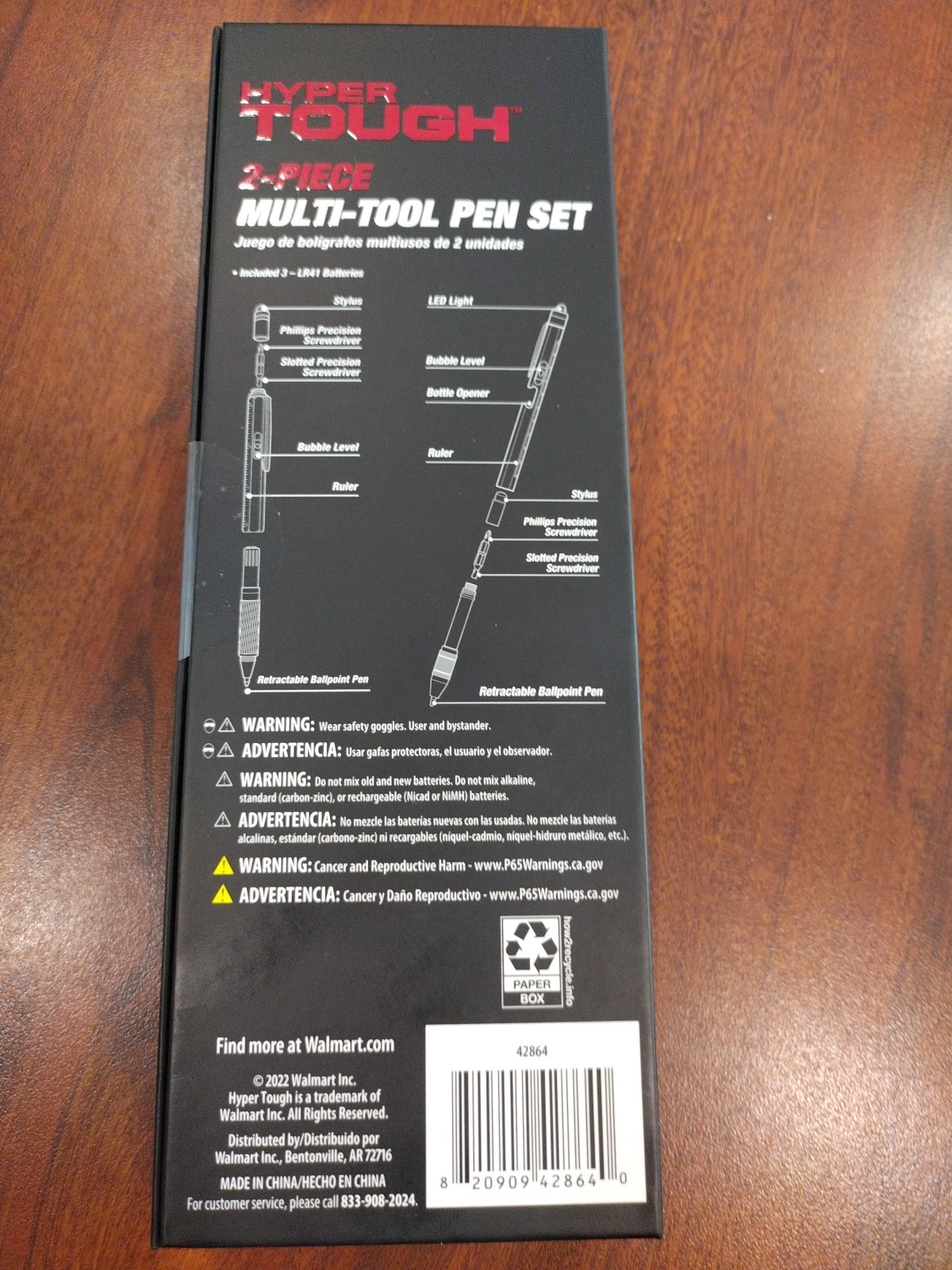 Hyper Tough 2 Piece Multi-Tool Pen Set New 42864