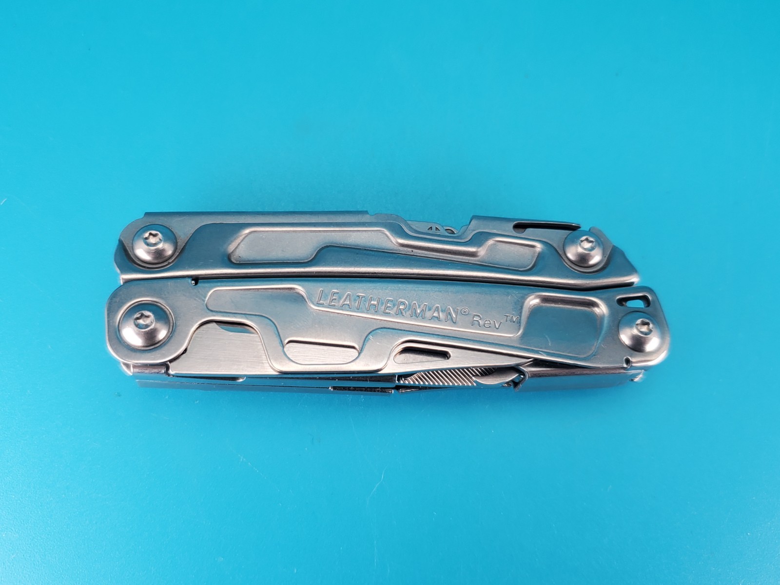 Leatherman Rev 3.8″ Multi-Tool, Stainless! USAA