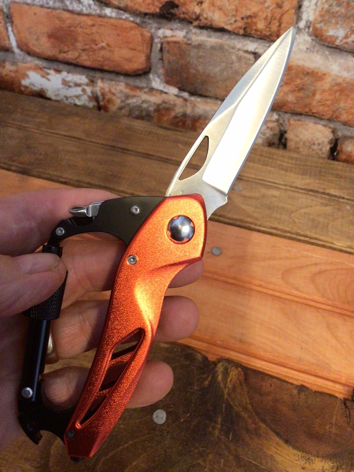 “Fix-it” Brand Carabiner Multi-tool Great for Campers, Hikers, DIY’s Great Gift