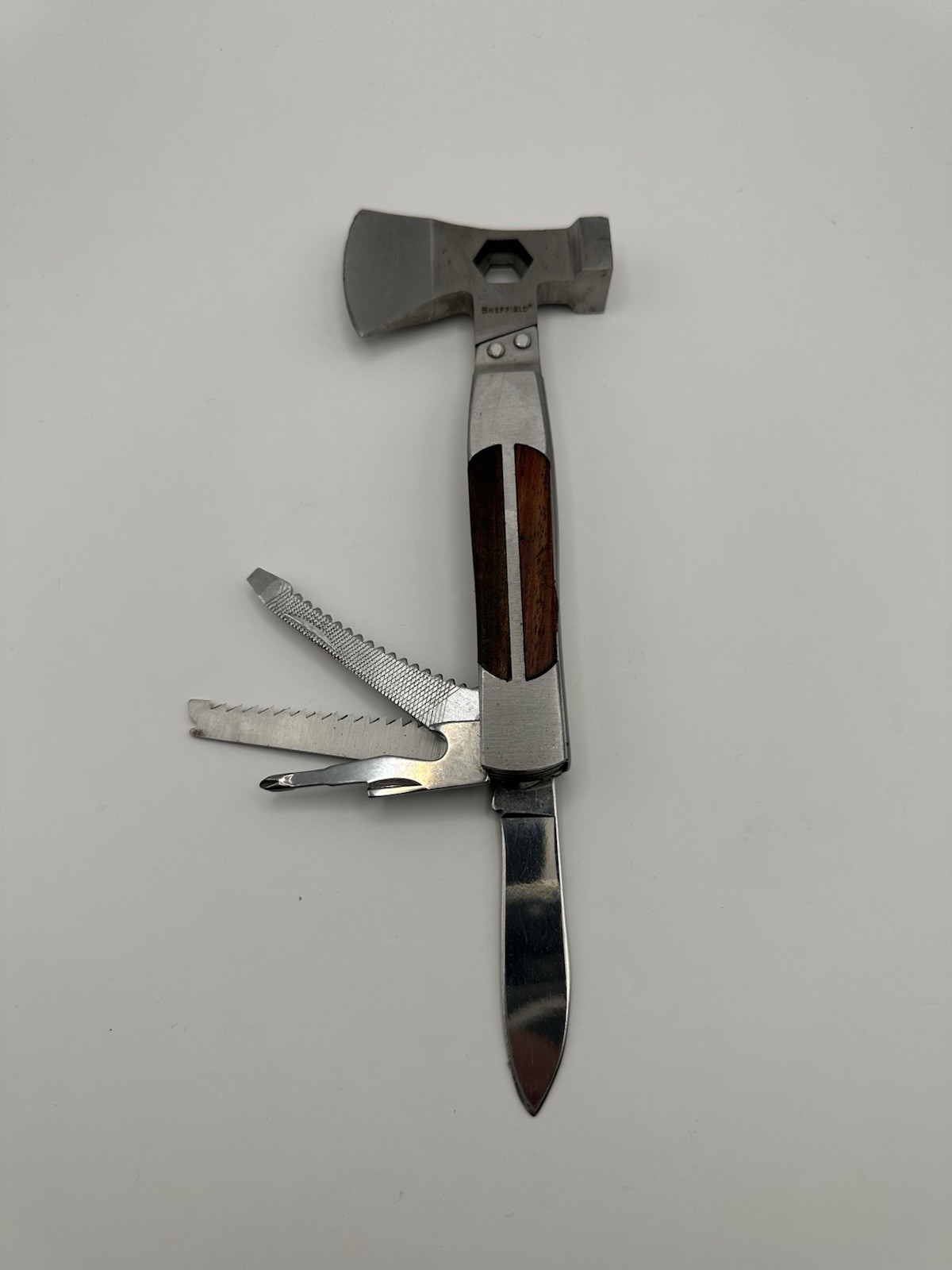 Sheffield Multi-Tool Hammer / Axe – Folding Camping Survival Tools