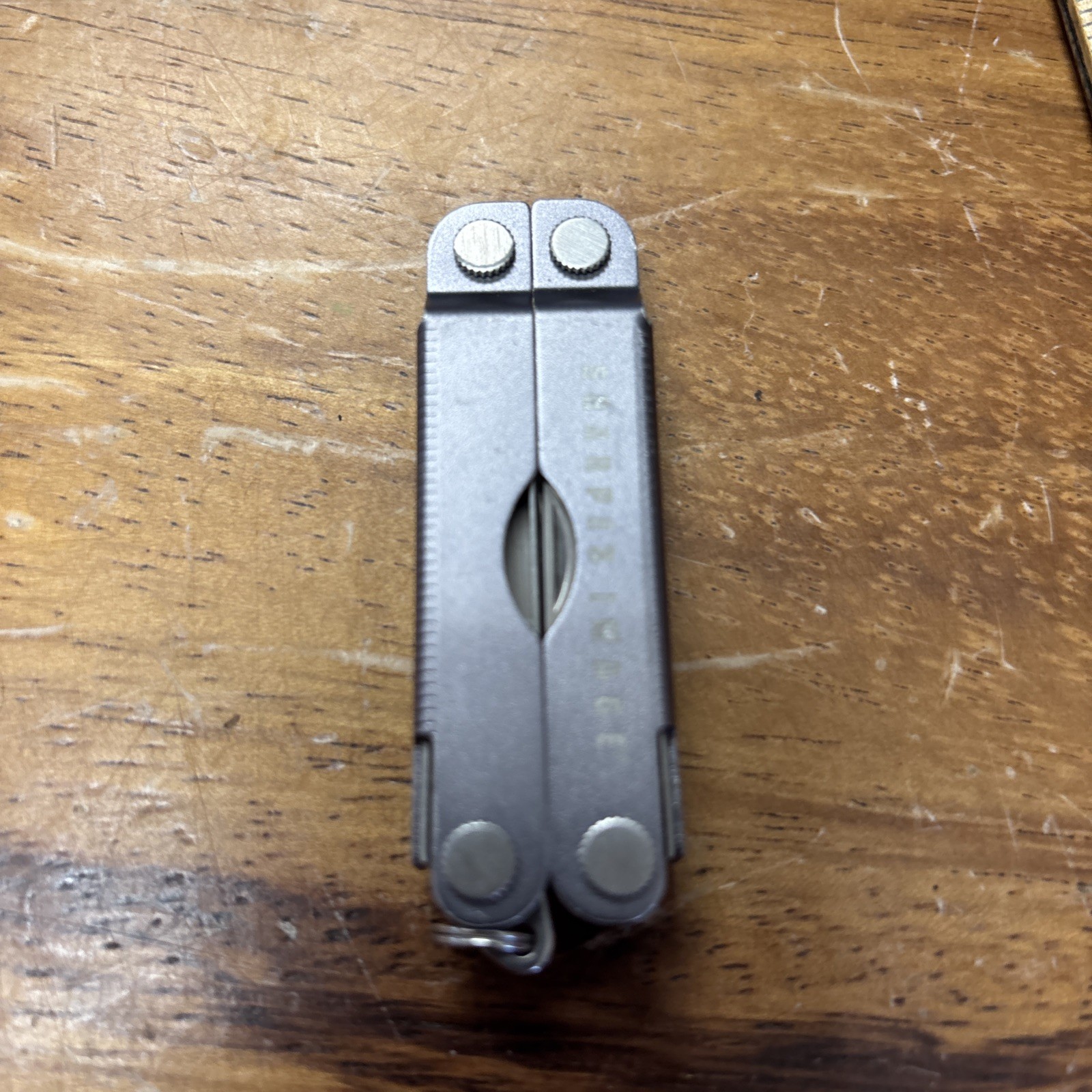 Leatherman Micra Multi Tool Gray Sharper Image Branded