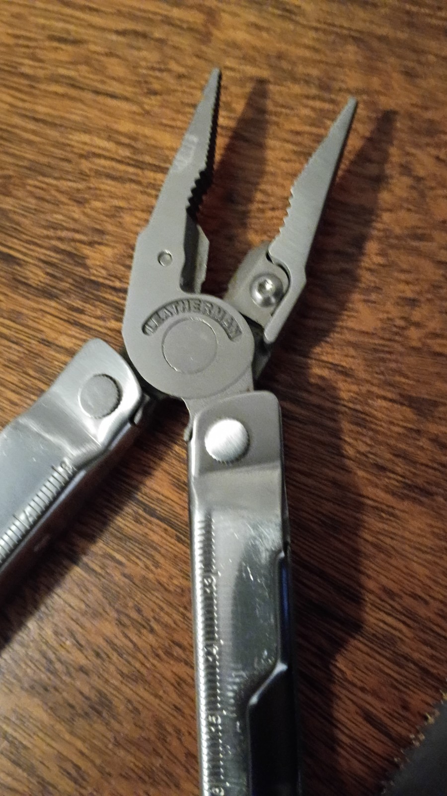 Leatherman Rebar Multi-Tool with Leather Sheath!!! Stainless! steel color