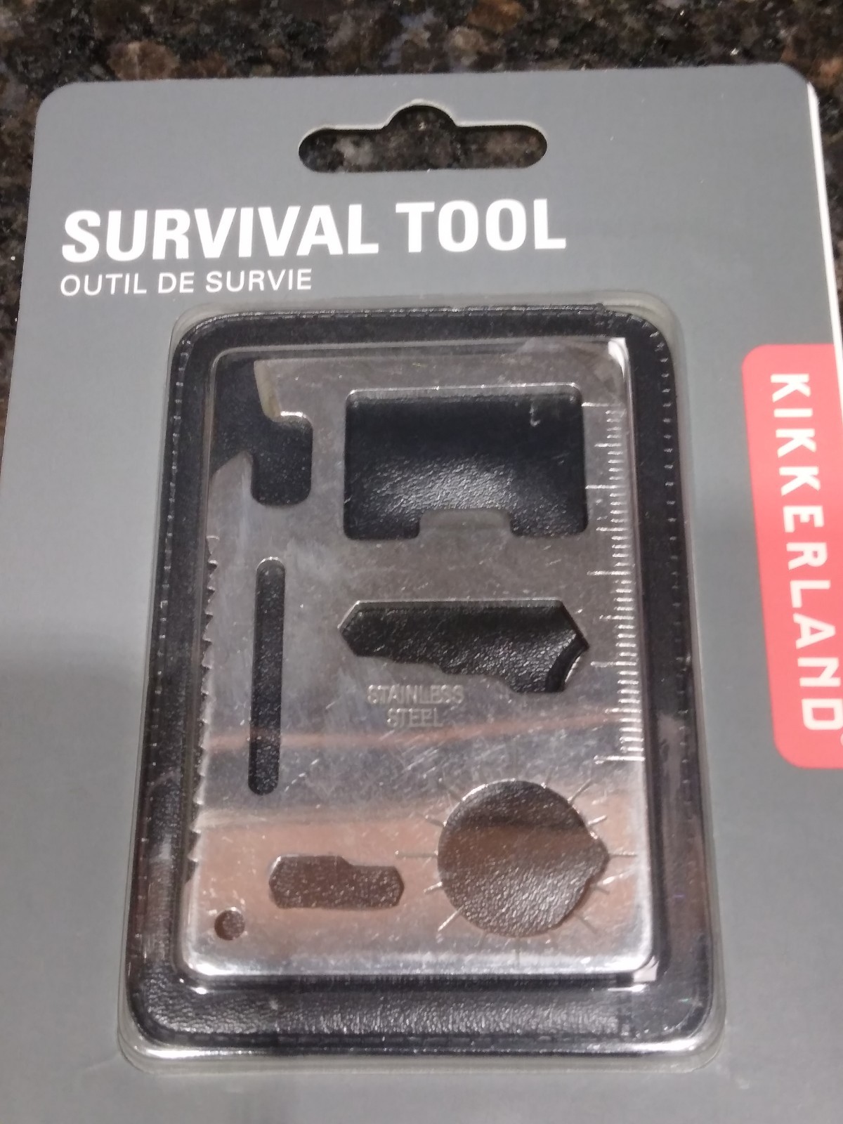 Kikkerland Stainless Steel 11 Function Survival Tool with Pouch NEW