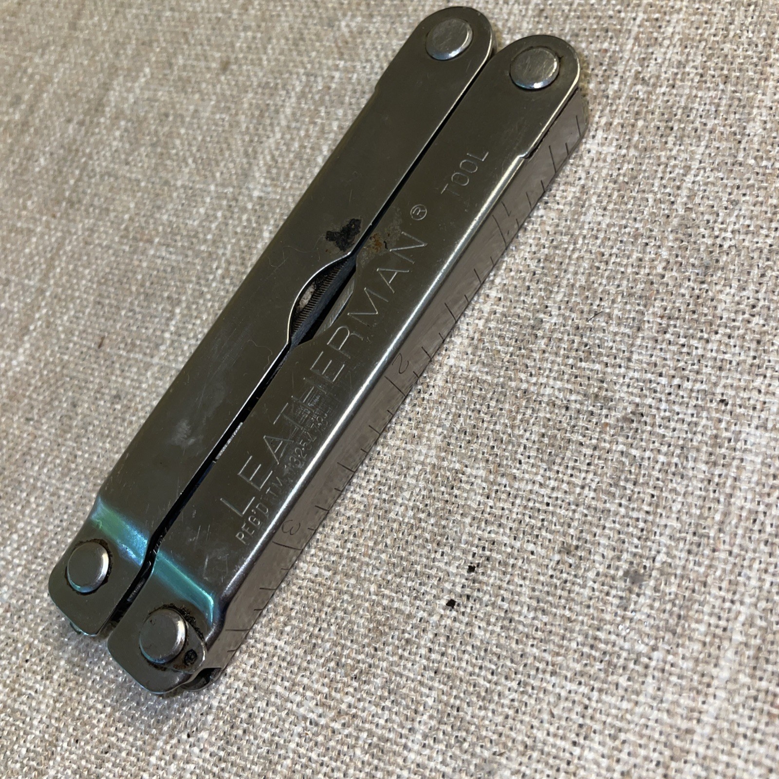 Vintage Leatherman 9 Multi Tool With Sheath. USA Made Pat. 1325473
