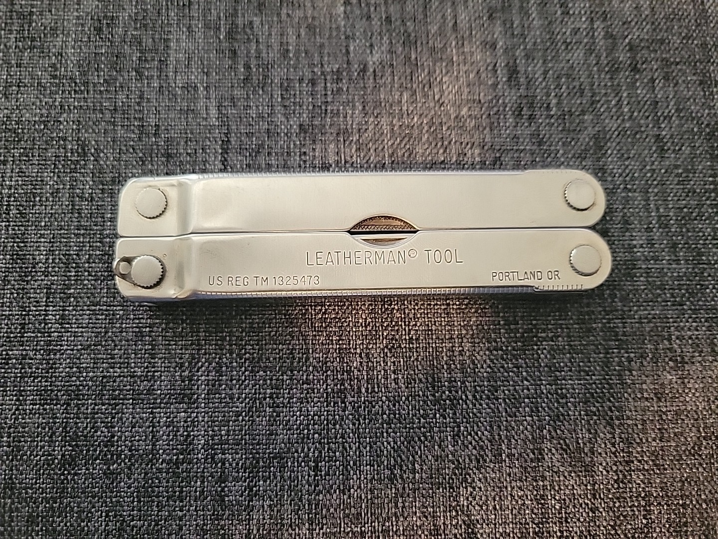 Vintage Original Leatherman Multi-Tool Portland OR TM 1325473 w/ Leather Sheath