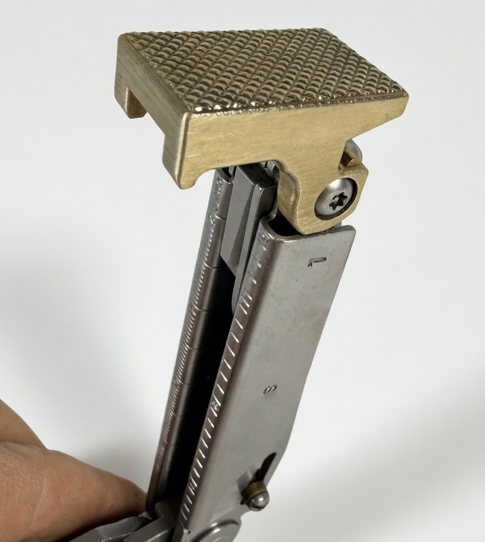 For Leatherman Surge, BRASS Hammer Head Mod, Modification, CNC Made,Locking,CAD