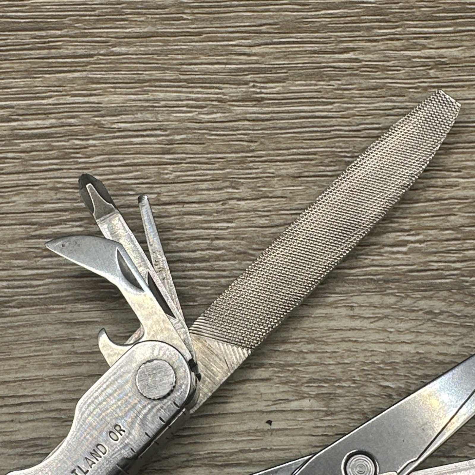 Vintage Original Leatherman Multi Tool With Scissors Stainless Portland OR USA