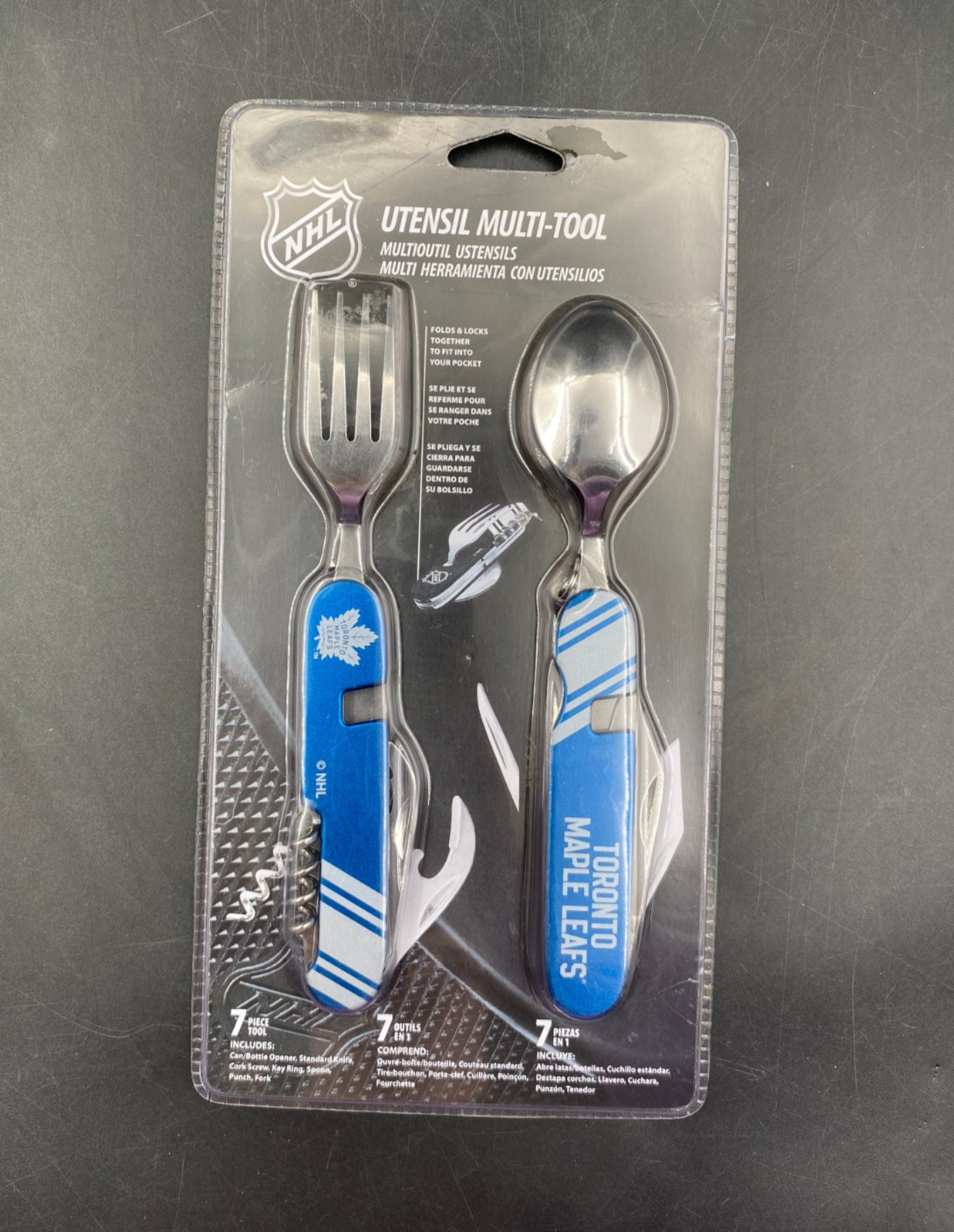 The Sports Vault NHL Toronto Maple Leafs Utensil Multi-Tool 7-Piece Tool – NEW
