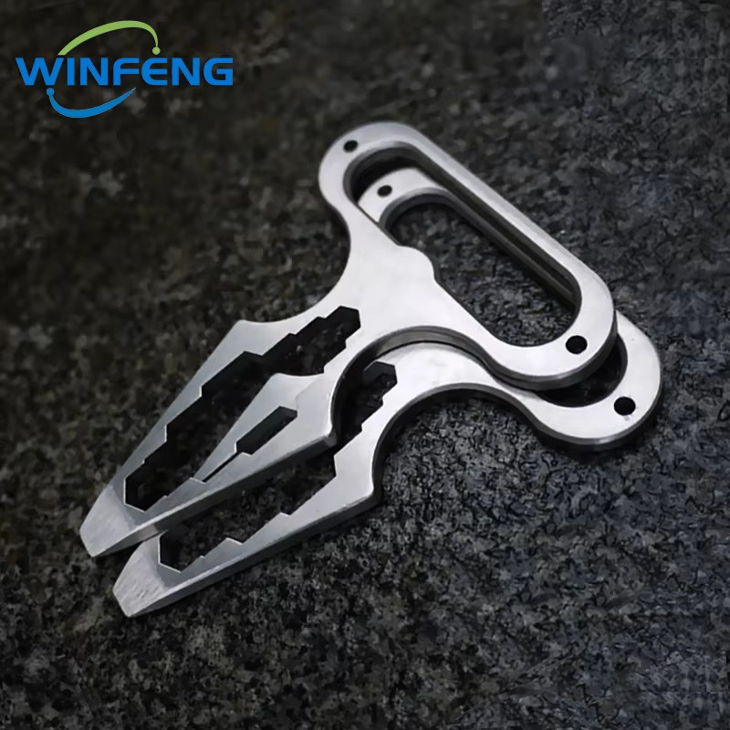 Multi-Functional Self Defense EDC Tools Keychain Wrench Bottle Opener Emergency