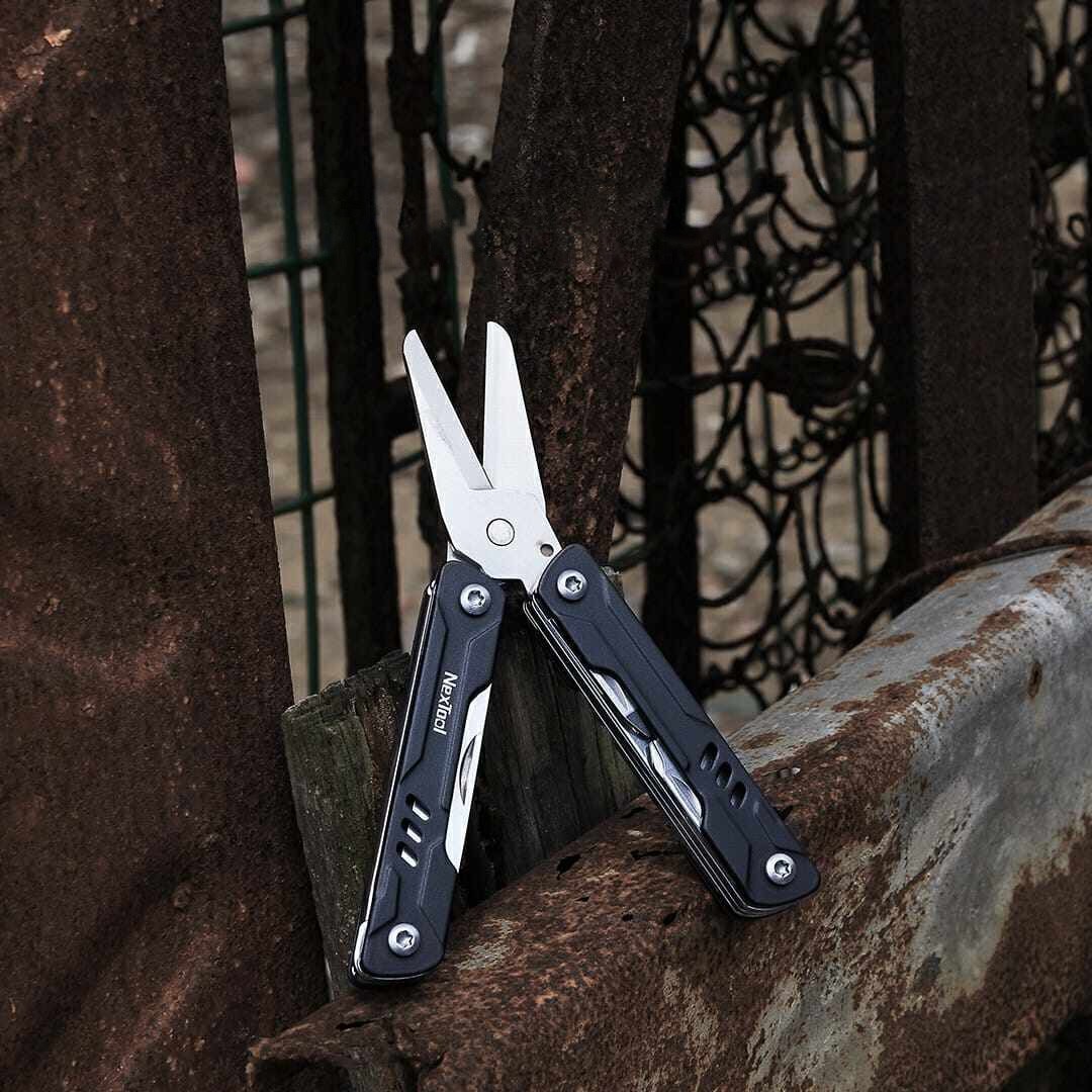 Folding Multitool Pliers with Scissors EDC Camping Outdoor Utility Tool Set