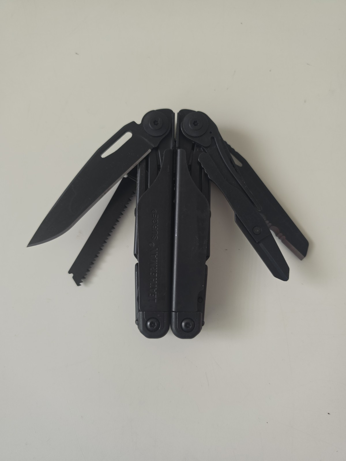 LEATHERMAN SURGE 19-In-1 Black Oxide Heavy Duty Multitool With Sheath