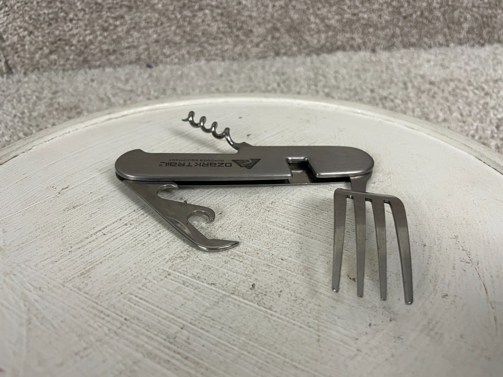 Ozark Trail Outdoor Equipment Utility Utensil Multi-Tool 4.5″ Fork Bottle Opener